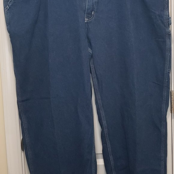 Men's Carhartt Carpenter Jeans, 48x30 - Picture 2 of 4
